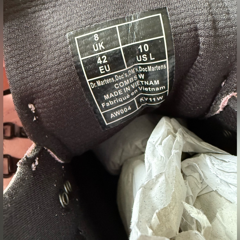 Dr. Martens Combs Poly Twill Boot‎ in vintage taupe - Picture 8 of 8